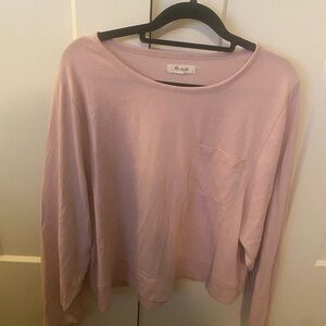 Womens Madewell light pink top size xl